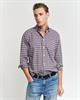 Regular Fit Classic Popeline Hemd mit Tartan-Muster white