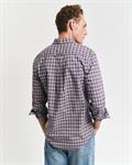 Regular Fit Classic Popeline Hemd mit Tartan-Muster white