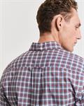 Regular Fit Classic Popeline Hemd mit Tartan-Muster white