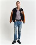 Regular Fit Classic Popeline Hemd mit Tartan-Muster white