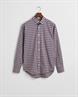 Regular Fit Classic Popeline Hemd mit Tartan-Muster white