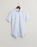 Regular Fit Classic Popeline Kurzarmhemd light blue