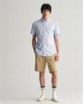 Regular Fit Classic Popeline Kurzarmhemd light blue