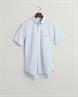 Regular Fit Classic Popeline Kurzarmhemd light blue