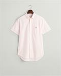 Regular Fit Classic Popeline Kurzarmhemd light pink