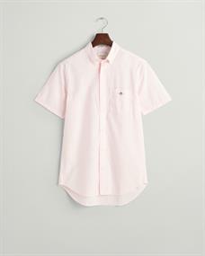 Regular Fit Classic Popeline Kurzarmhemd light pink