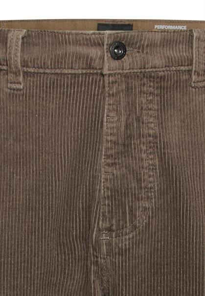 Regular Fit Cord Chino dark choclate