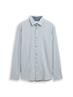 Regular Fit Flanell-Hemd mit Muster light blue fine stripe