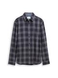 Regular Fit Flanell-Hemd mit Muster navy multicolor check