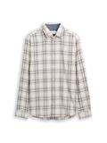 Regular Fit Flanell-Hemd mit Muster white multicolor check