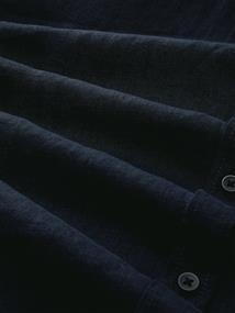 Regular Fit Hemd aus Leinen sky captain blue