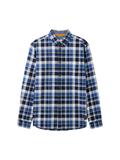 Regular Fit Hemd im Karomuster blue white check