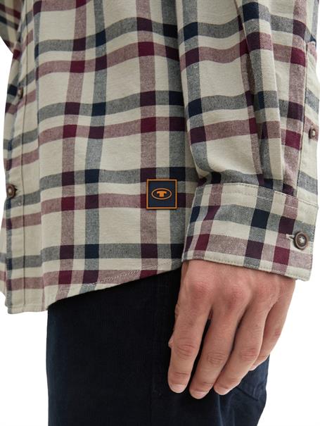 Regular Fit Hemd im Karomuster grass green purple check