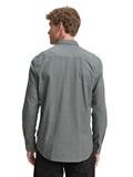 Regular Fit Hemd mit Brusttasche jasper green fine structure