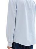 Regular Fit Hemd mit Brusttasche white light blue stripe