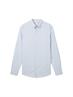 Regular Fit Hemd mit Brusttasche white light blue stripe