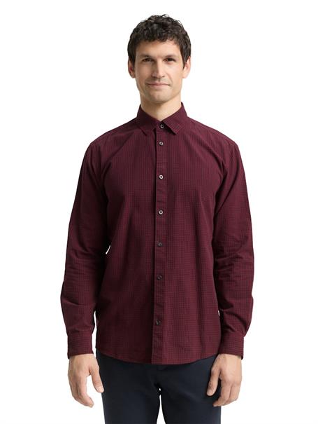 Regular Fit Hemd mit Karomuster red vichy check
