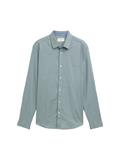 Regular Fit Hemd mit Logo-Stickerei grey mint
