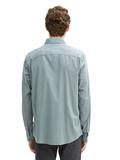 Regular Fit Hemd mit Logo-Stickerei grey mint