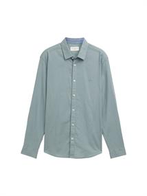 Regular Fit Hemd mit Logo-Stickerei grey mint
