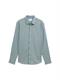 Regular Fit Hemd mit Logo-Stickerei grey mint