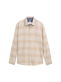 Regular Fit Hemd mit Logo-Stickerei light cashmere tonal check