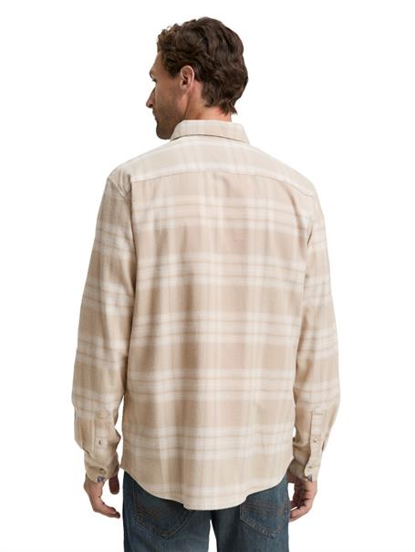 Regular Fit Hemd mit Logo-Stickerei light cashmere tonal check