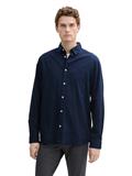 Regular Fit Hemd mit Logo-Stickerei sky captain blue