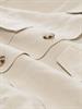 Regular Fit Jacke mit Leinenanteil sand stone beige