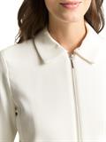 Regular Fit Jacke mit Reißverschluss whisper white