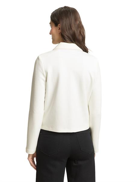 Regular Fit Jacke mit Reißverschluss whisper white