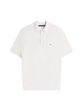 Regular Fit Knit Polo Shirt ivory petal