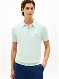 Regular Fit Knit Polo Shirt minty essence heather