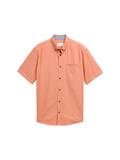 Regular Fit Kurzarmhemd aus Baumwolle brick orange multicolor dot