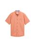Regular Fit Kurzarmhemd aus Baumwolle brick orange multicolor dot