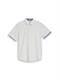 Regular Fit Kurzarmhemd aus Baumwolle gardenia white dot structure