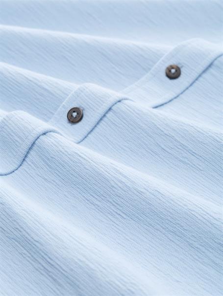 Regular Fit Kurzarmhemd aus Jersey light powder blue