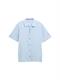 Regular Fit Kurzarmhemd aus Jersey light powder blue
