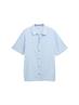 Regular Fit Kurzarmhemd aus Jersey light powder blue