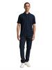 Regular Fit Kurzarmhemd aus Jersey sky captain blue