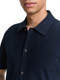 Regular Fit Kurzarmhemd aus Jersey sky captain blue