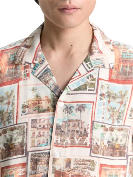 Regular Fit Kurzarmhemd im Hawaii-Look multi color photo design