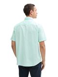 Regular Fit Kurzarmhemd mit Brusttasche bright mint structure