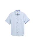 Regular Fit Kurzarmhemd mit Brusttasche powder blue zigzag structure
