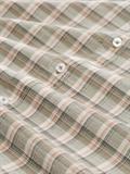 Regular Fit Kurzarmhemd mit Karomuster green white check