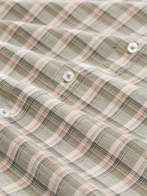 Regular Fit Kurzarmhemd mit Karomuster green white check