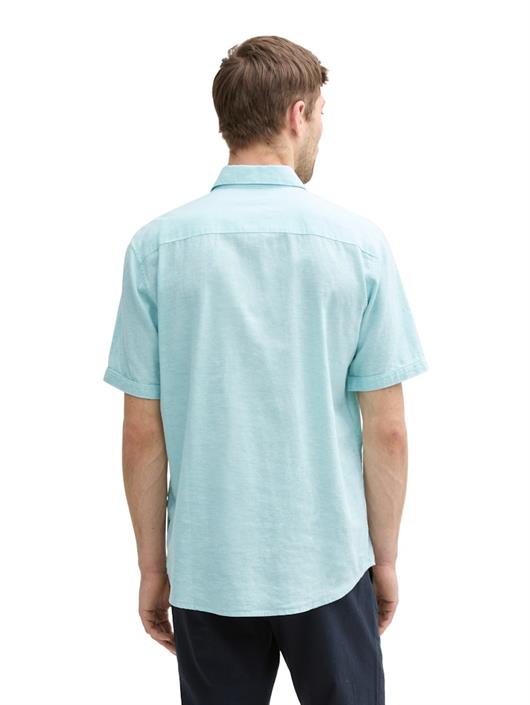 regular-fit-kurzarmhemd-mit-leinenanteil-pastel-turquoise-chambray