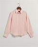 Regular Fit Leinen Chambray Bluse guava orange