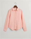 Regular Fit Leinen Chambray Bluse peachy pink