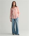 Regular Fit Leinen Chambray Bluse peachy pink